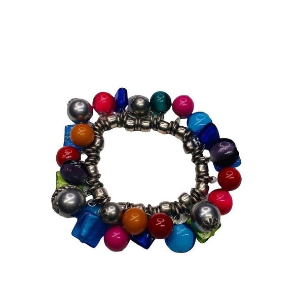 10/$25🦋 Charming Charlie Colorful Beaded Bracelet - Picture 1 of 7